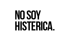 logo en letras nosoyhisterica