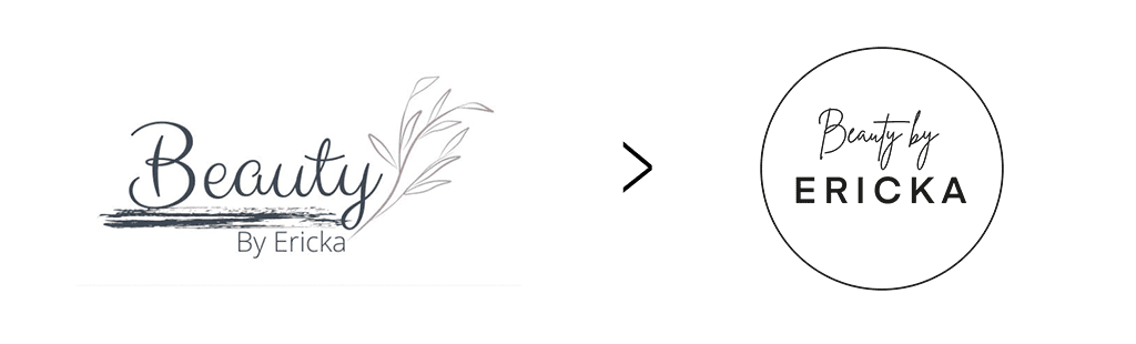 Logo Beauty by Ericka - before and after