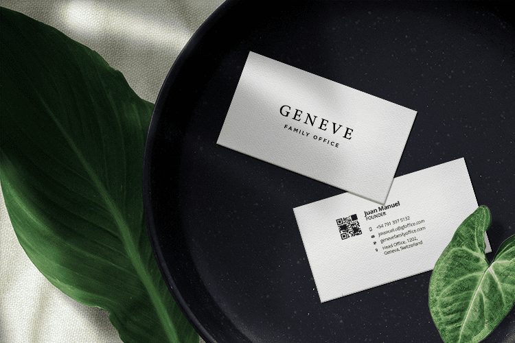 Geneve Family Office - Business Cards - Sole Bassett - Graphic Design - Branding